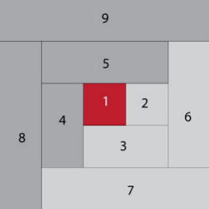 Log Cabin Block Pattern