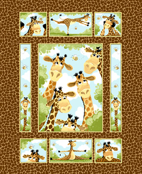 Giraffe quilt